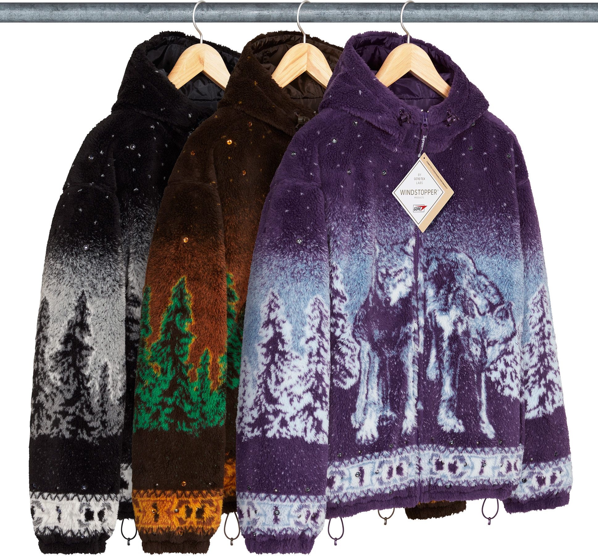 Supreme®/b.b. Simon Reversible Hooded Fleece Jacket